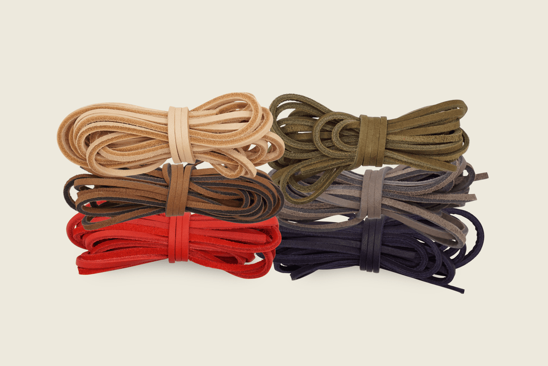 72" Rawhide Chrome Tanned Leather Boot Laces Shoe Laces