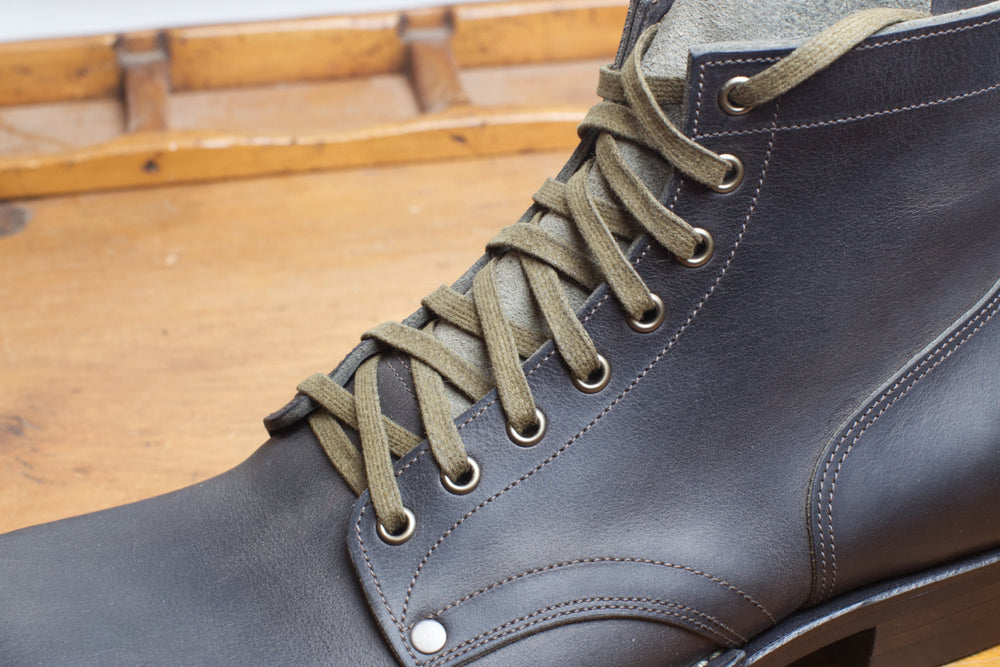 54" Wide Flat Waxed Boot Laces Shoe Laces