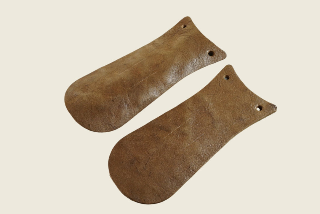 Brown Tumbled Horsebutt Boot Kiltie (Shinki Hikaku) Boot Kilties