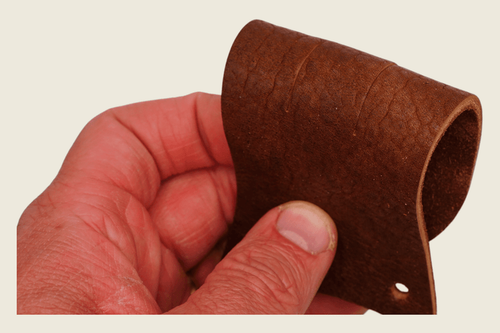 Brown Tumbled Horsebutt Boot Kiltie (Shinki Hikaku) Boot Kilties