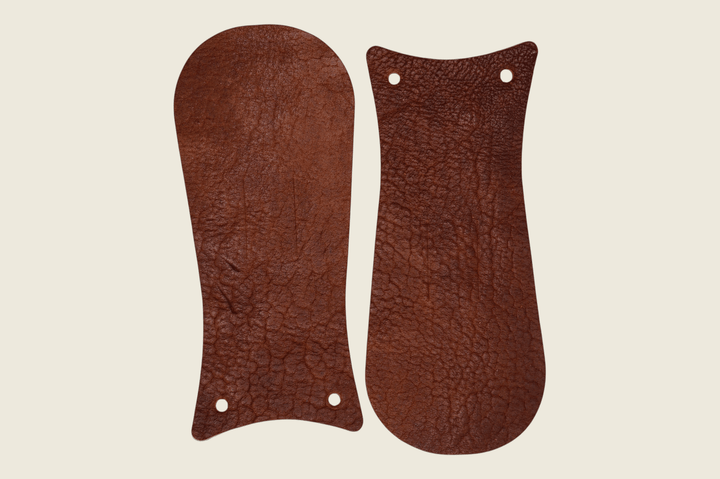 Brown Tumbled Horsebutt Boot Kiltie (Shinki Hikaku) Boot Kilties