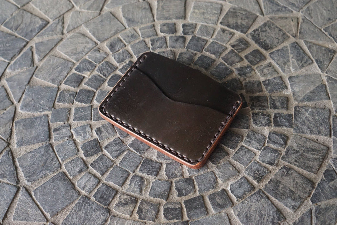 Buckler (2 Slots) - Vienna Shell Cordovan (Horween) Front Pocket