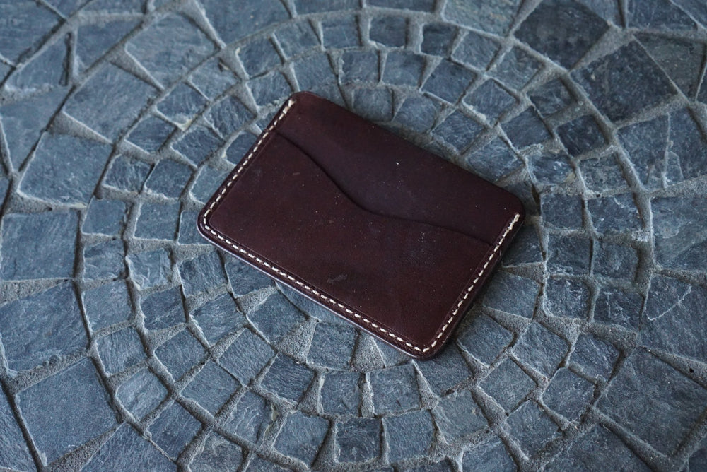 Buckler (3 Slots) - Dark Brown Kangaroo (Maryam) Front Pocket