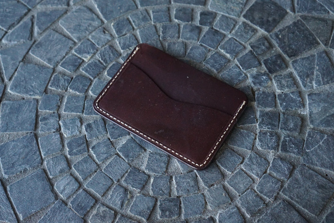 Buckler (3 Slots) - Dark Brown Kangaroo (Maryam) Front Pocket