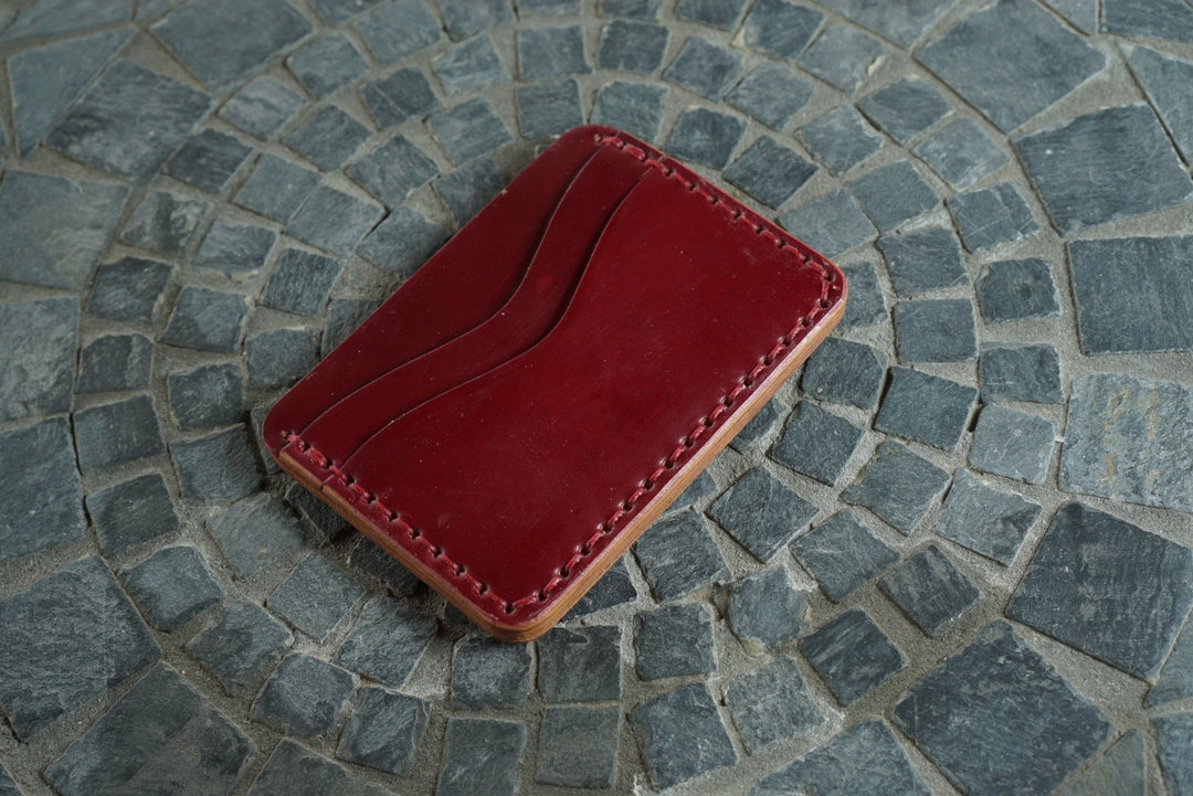 Buckler (4 Slots) - Garnet Shell Cordovan (Rocado) Front Pocket