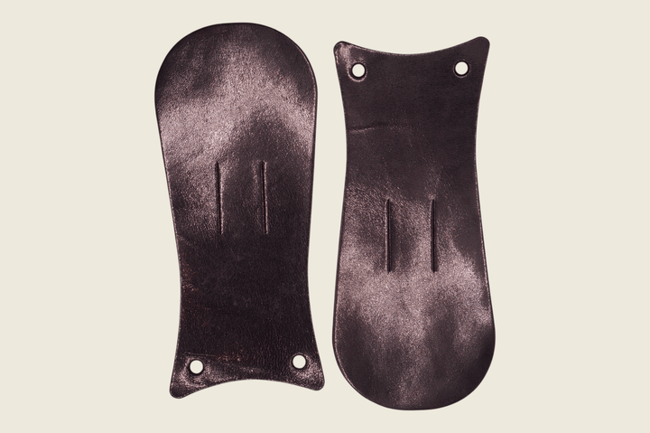 Glazed Black Horsebutt Boot Kiltie (Guidi) Boot Kilties