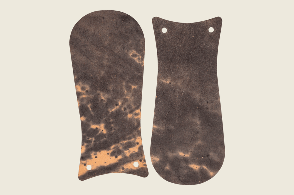 Glazed Black Horsebutt Boot Kiltie (Guidi) Boot Kilties