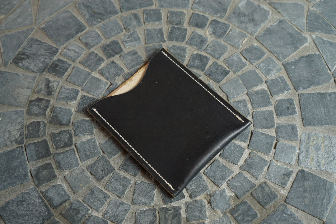 Safeguard ID Window - Black Brown Calfskin (Gallun) Front Pocket