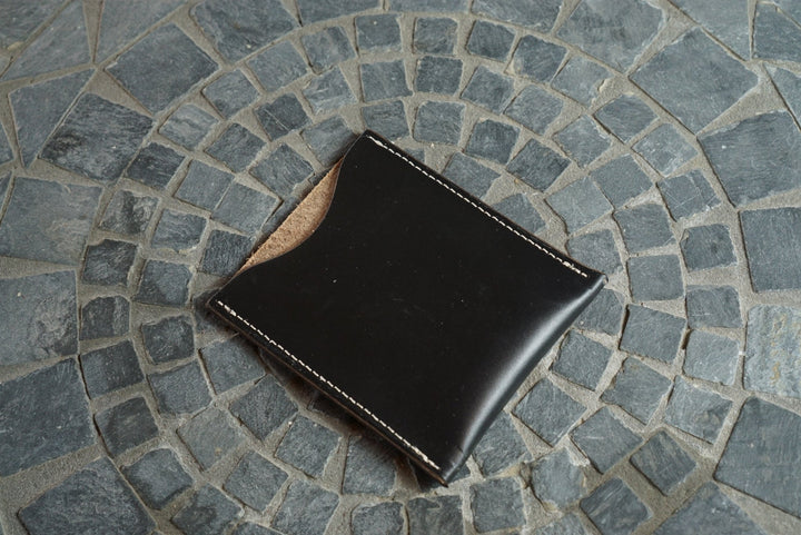 Safeguard ID Window - Black Chromexcel Horsestrip (Horween) Front Pocket