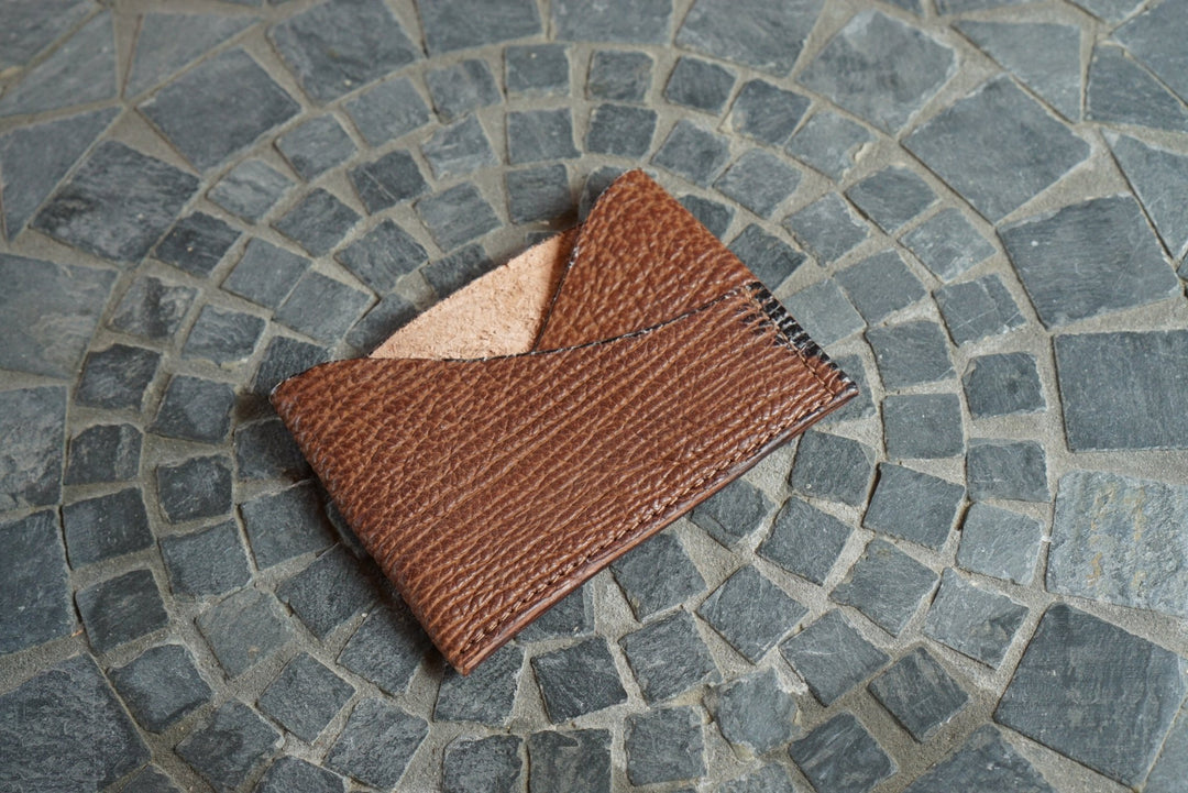 Sentinel - Cognac Sharkskin Front Pocket