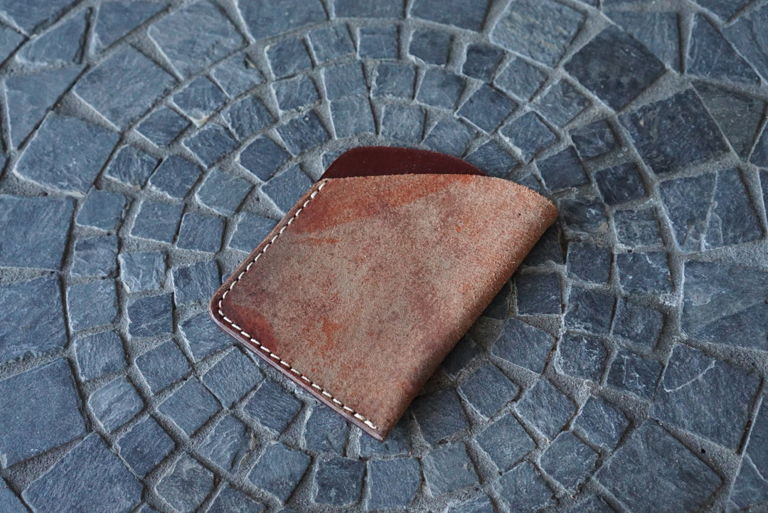 Stonewall - Reverse Tan Horsestrip (Horween) Front Pocket