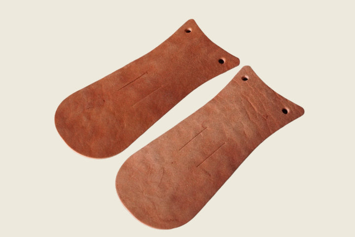 Tan Tumbled Horsebutt Boot Kiltie (Shinki Hikaku) Boot Kilties