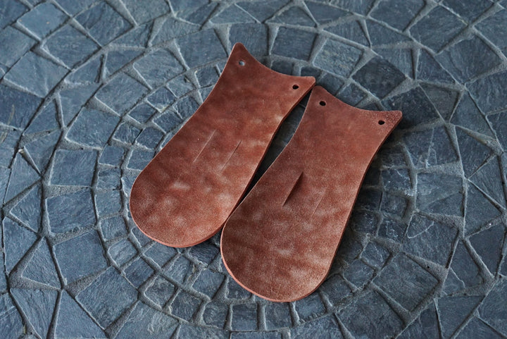 Tan Tumbled Horsebutt Boot Kiltie (Shinki Hikaku) Boot Kilties