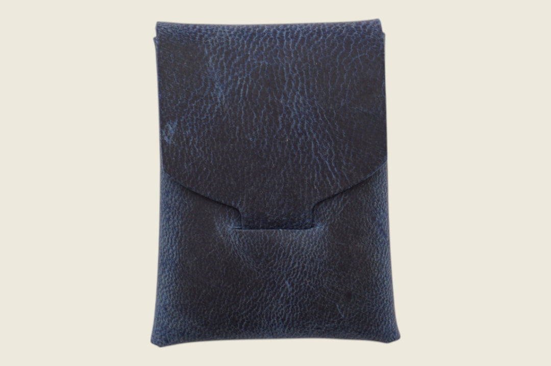 Ward - Navy Deerskin (Gallun) Front Pocket