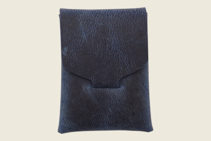 Ward - Navy Deerskin (Gallun) Front Pocket