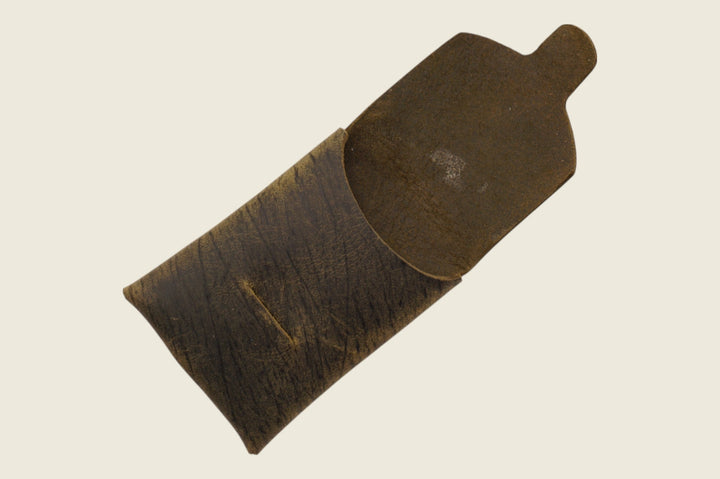Ward - Olive Deerskin (Gallun) Front Pocket
