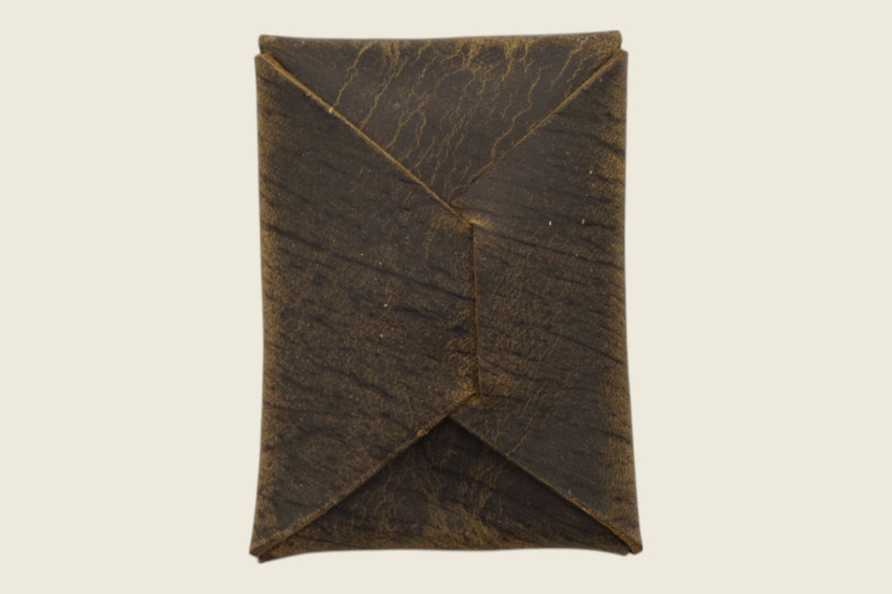 Ward - Olive Deerskin (Gallun) Front Pocket