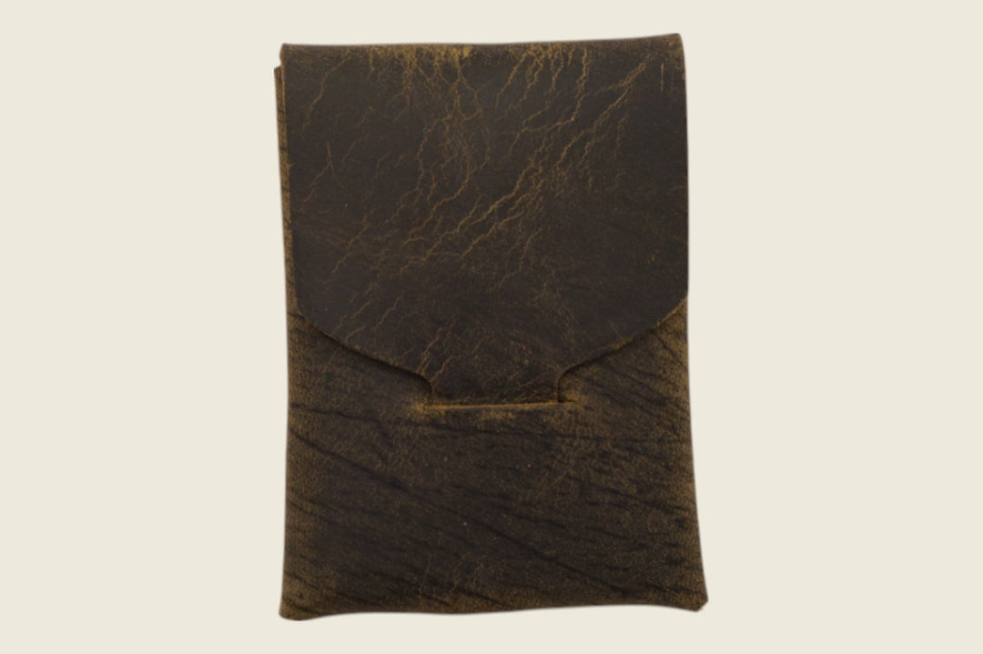 Ward - Olive Deerskin (Gallun) Front Pocket