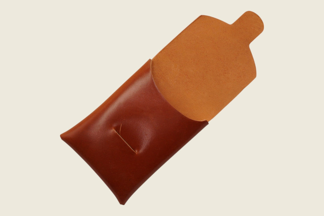 Ward - Amaretto Shell Cordovan (Horween) Front Pocket