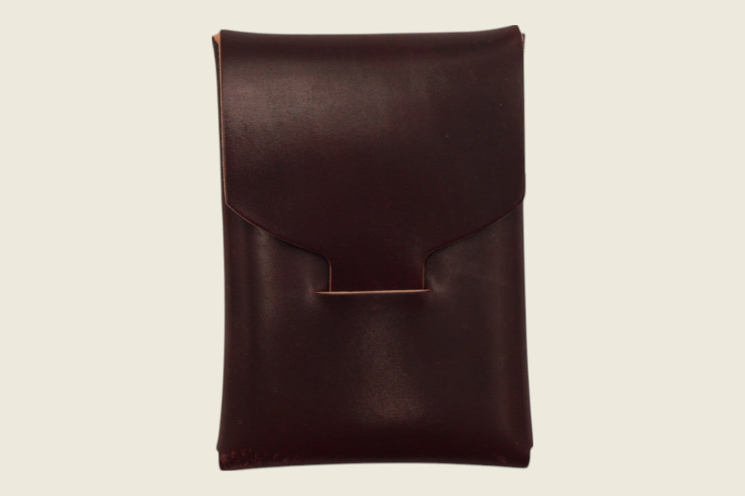 Ward - Color 8 Shell Cordovan (Horween) Front Pocket