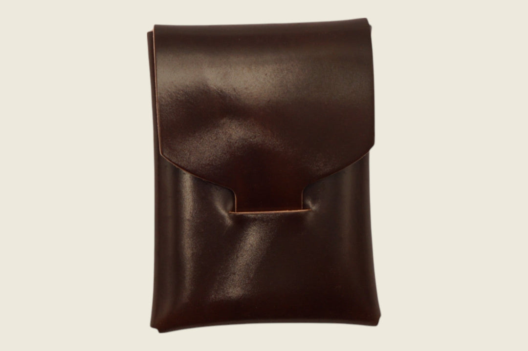 Ward - Dark Cognac Shell Cordovan (Horween) Front Pocket