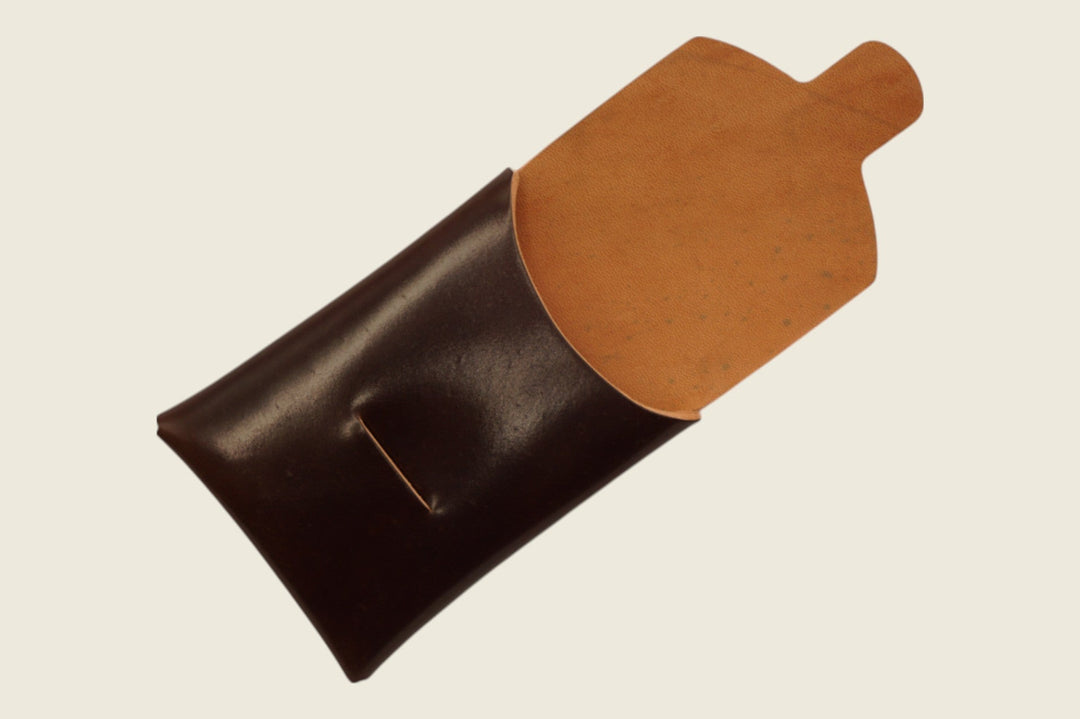 Ward - Dark Cognac Shell Cordovan (Horween) Front Pocket