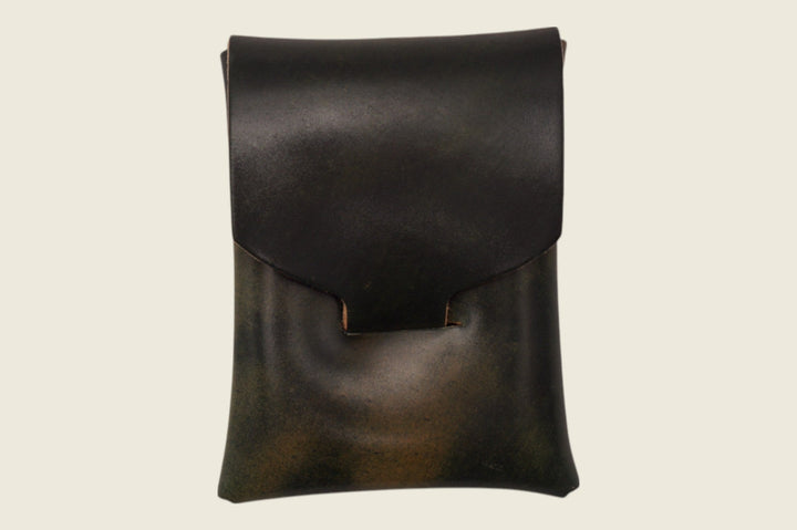 Ward - Marbled Black Shell Cordovan (Horween) Front Pocket