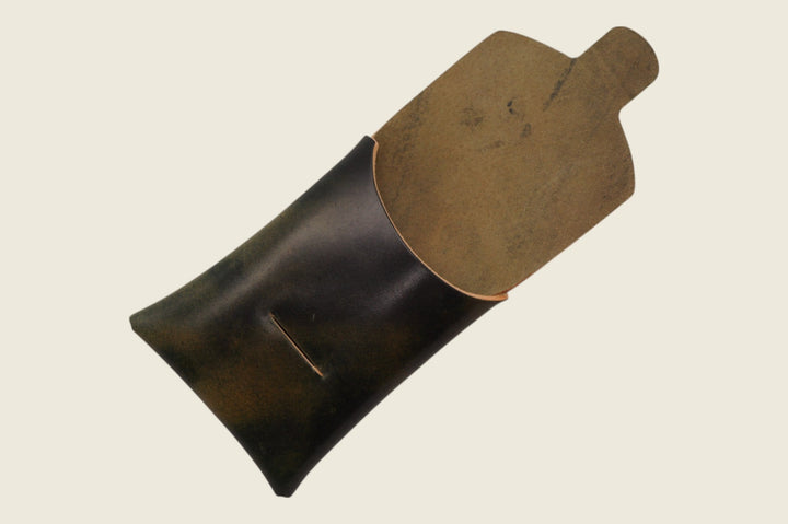Ward - Marbled Black Shell Cordovan (Horween) Front Pocket