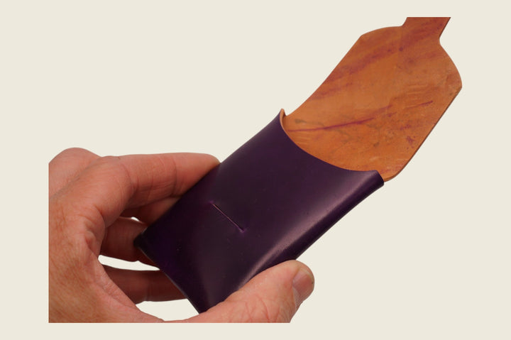 Ward - Violet Shell Cordovan (Horween) Front Pocket