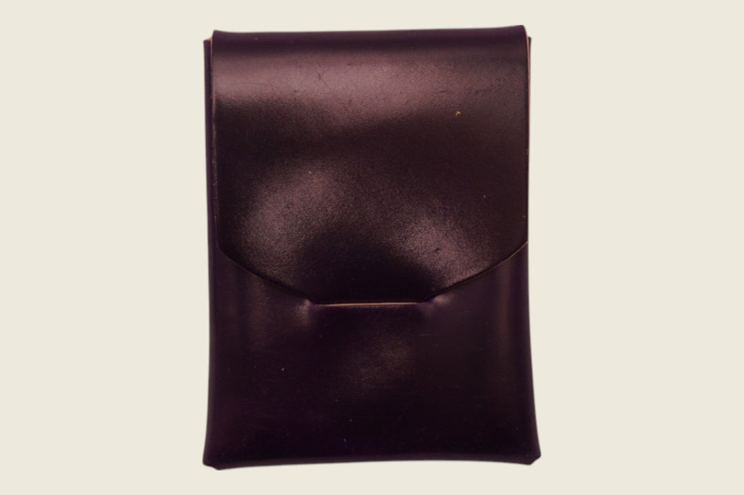 Ward - Violet Shell Cordovan (Horween) Front Pocket