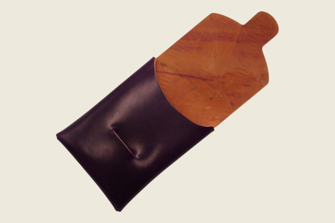 Ward - Violet Shell Cordovan (Horween) Front Pocket