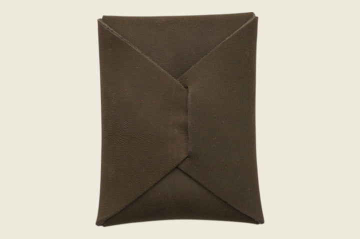 Ward - Olive Vacchetta Horsebutt (Maryam) Front Pocket