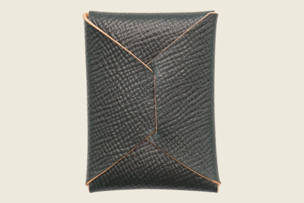 Ward - Forest Green Grain Shell Cordovan (Rocado) Front Pocket