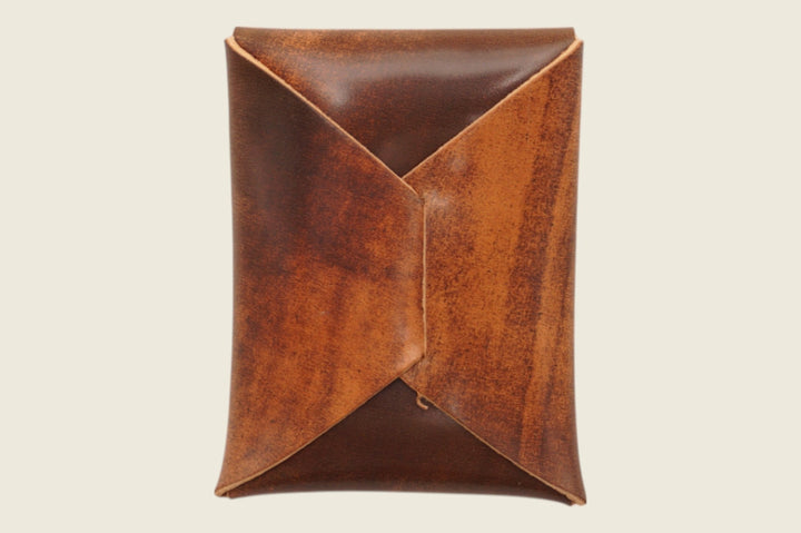 Ward - Marbled Brown Shell Cordovan (Rocado) Front Pocket