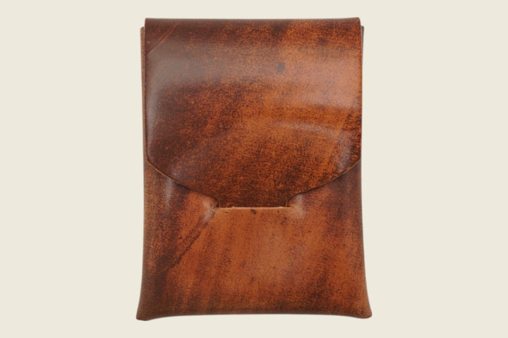 Ward - Marbled Brown Shell Cordovan (Rocado) Front Pocket