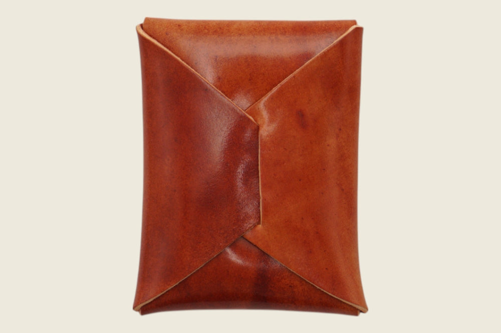 Ward - Marbled Ruby Shell Cordovan (Rocado) Front Pocket