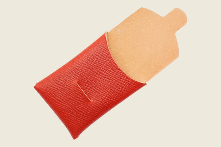 Ward - Ruby Grain Shell Cordovan (Rocado) Front Pocket