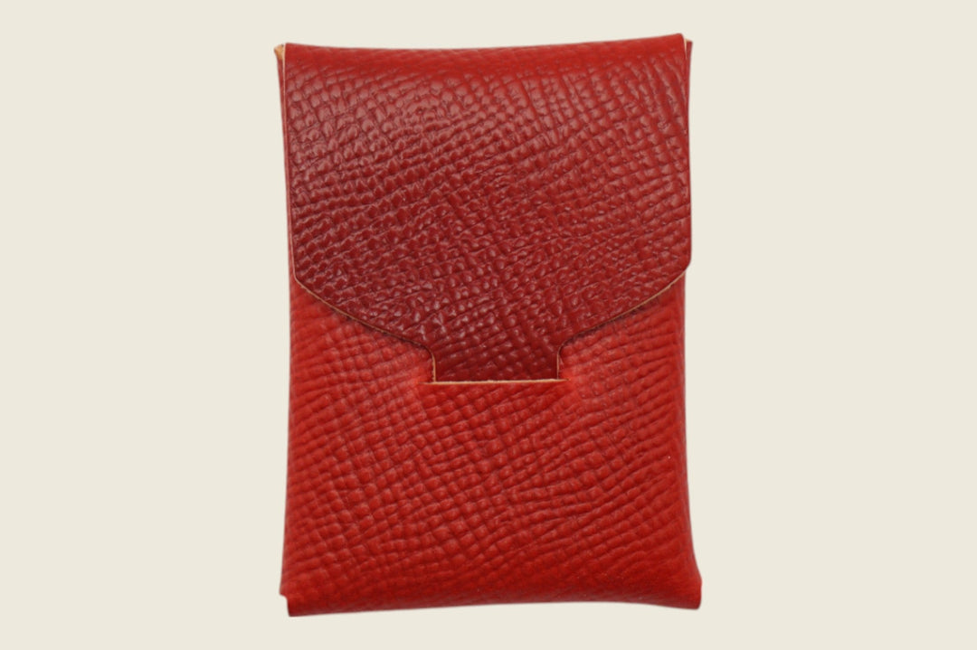 Ward - Ruby Grain Shell Cordovan (Rocado) Front Pocket
