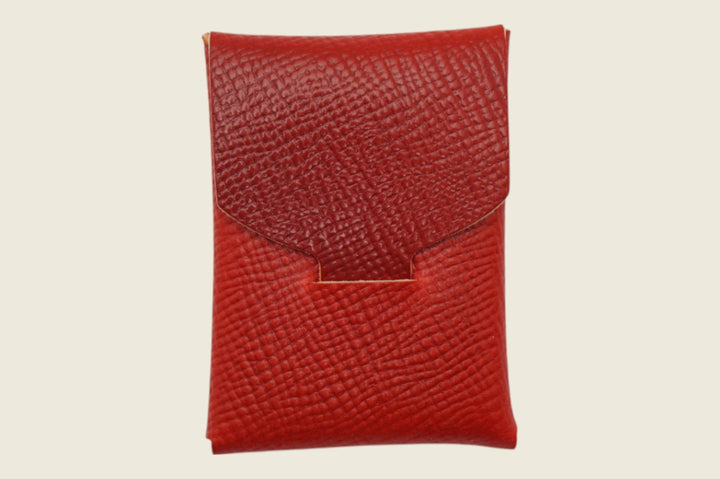 Ward - Ruby Grain Shell Cordovan (Rocado) Front Pocket