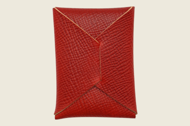 Ward - Ruby Grain Shell Cordovan (Rocado) Front Pocket