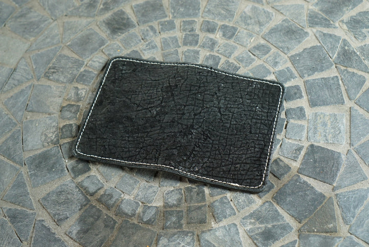 Warden - Black Hippo & Black Chromexcel Horsehide (Horween) Bifold