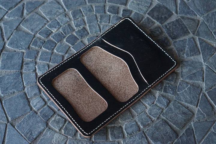 Warden - Navy Horsestrip (Horween) Bifold