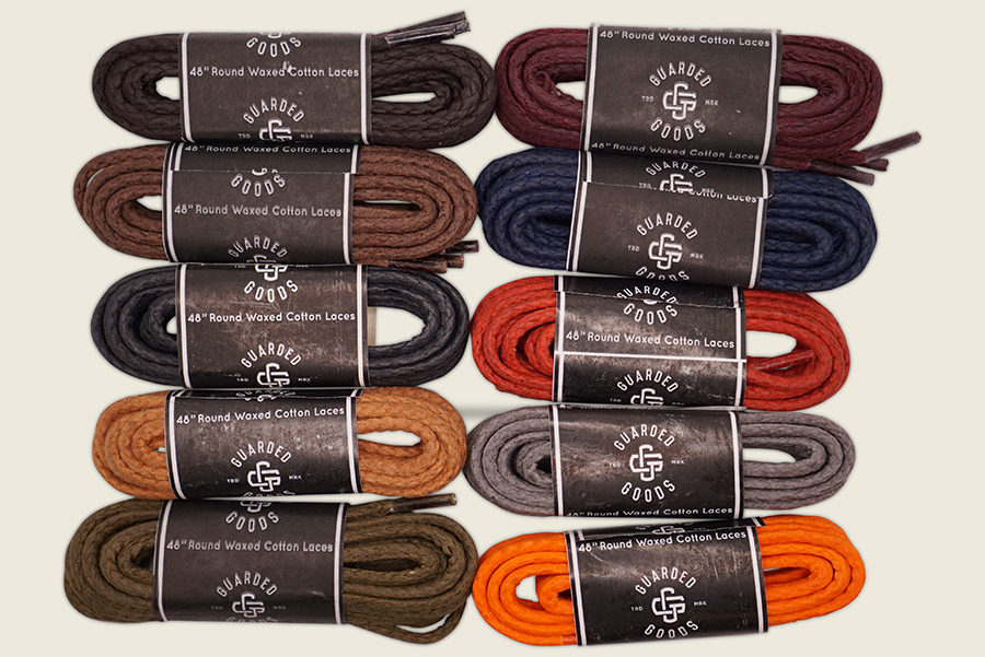 48" Round Braided Cord Waxed Boot Laces Shoe Laces