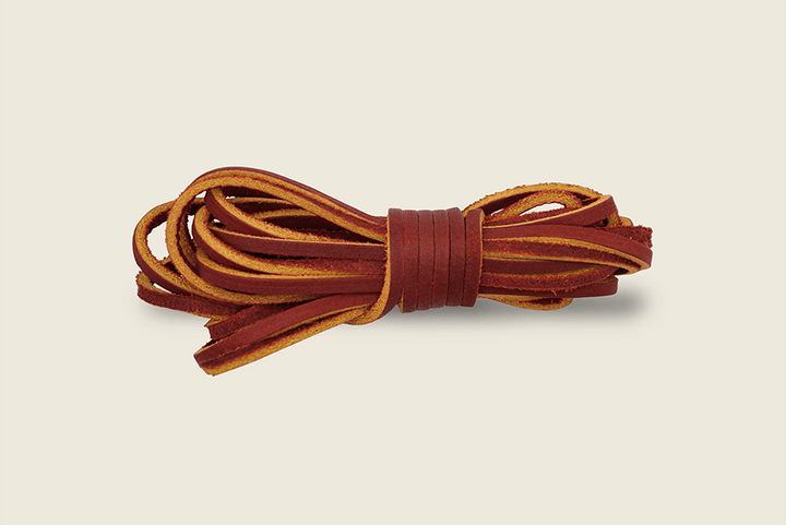 72" American Tanned Cowhide Leather Boot Laces Bean Shoe Laces