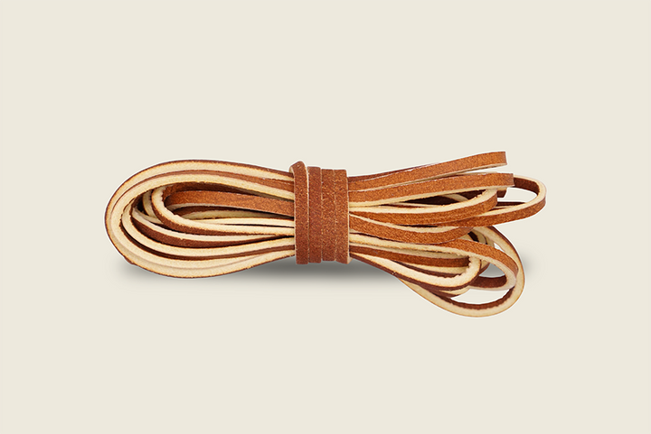 72" Rawhide Alum Tanned Leather Boot Laces Tan Shoe Laces